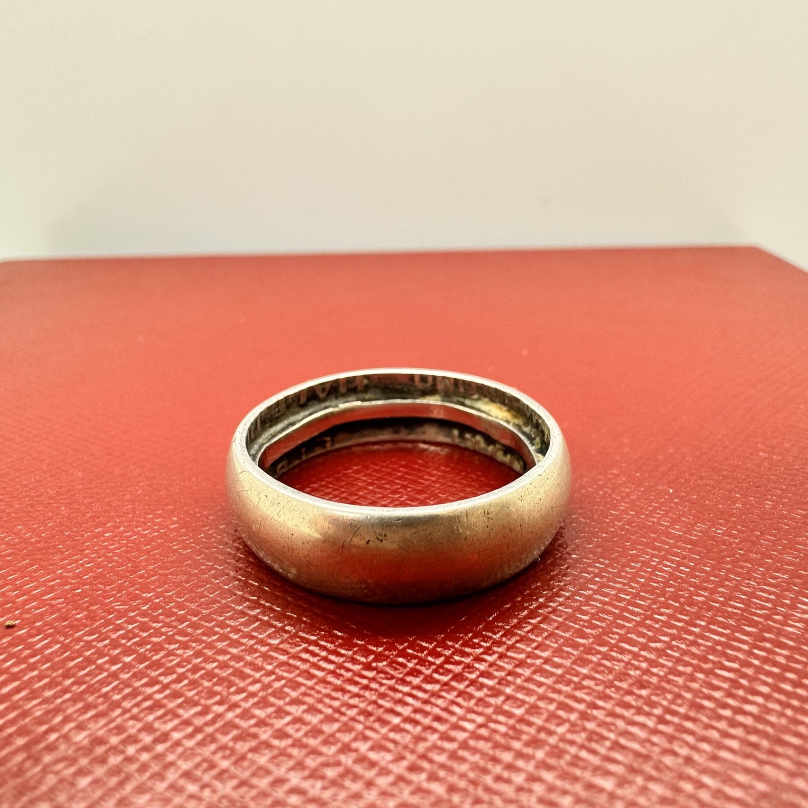 HALF DOLLAR COIN UNITED STATES LIBERTY IN GOD WE TRUST BAND RING
